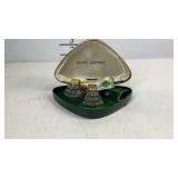 Marc Anthony cufflinks and tie clip set