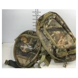 camo hunting backpack black ridge and Remington