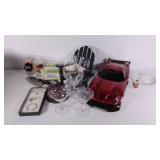 Group of miscellaneous goods, includes stemware,
