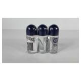Three Nivea Men silver protect anti-perspirant,