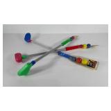 Three Sport Foam golf set toys, new in packaging