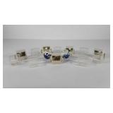 Bird cage feeders, ceramic and plastic