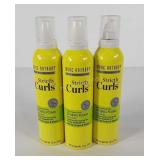 Marc Anthony styling foam, three 10 oz cans,