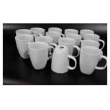 Coffee mugs, 15 white IKEA mugs. Used