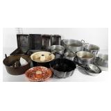 Metal Cook ware , Bake King loaf pans, Aluminum