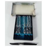 Kitchen Utensils, set of 6 Mid Century Knives,