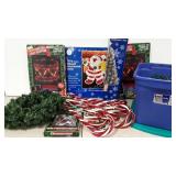 Holiday decor, lighted yard art, tree topper,