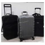 Three Luggage Cases, Samsonite hardcase with the