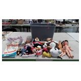 Misc Group lot includes, Toys, stuffed animals,