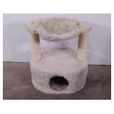 Cat tree scratching post, previously used