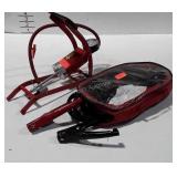 Tools, Battery Jumper Cables and Air Pump foot