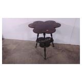 Clover shaped ball and talon table, condition as