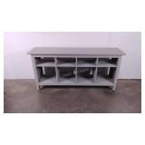 Painted hall storage stand,  lots of storage