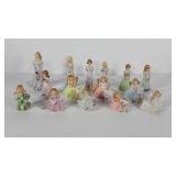 Birthday girl figurines, 1-16 except 8 and 15, by