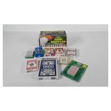 Playing cards, battery operated shuffle and