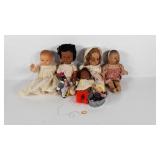 Dolls, composite, poly, porcelain, Ideal talking