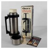 Gott stainless vacuum bottle with original box