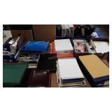 Office supplies, binders, organizers, paper