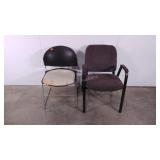 Two chairs,  damage as shown