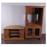 TV stand and entertainment cabinet