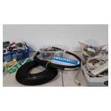 Hardware group, nails, screws, electrical wire,