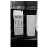 Trim Coil of Aluminum Flashing, white color, 24"