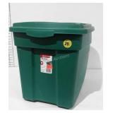 Rubbermaid 22 gallon Storage Tote, used dirty