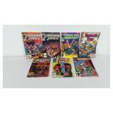 Marvel comic books, includes Indiana Jones, Iron