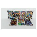 DC comic books, includes Superman, Hawkman,