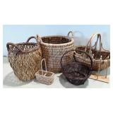 Baskets, various sizes and styles