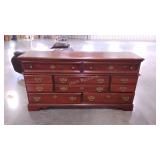 Dresser, 64 x 17 x 33, some drawers off track,