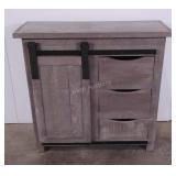 Weathered look cabinet,  heavyweight piece,
