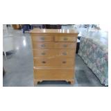 Conant Ball chest of drawers, birch wood, missing