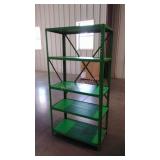 Shop shelving,  30 x 16 x 59, bright green