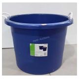 Rope handle Utility Tub, 20 gallon, blue color,