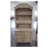 Dixie cabinet and hutch in two pieces,  30 x 19 x