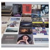 Vinyl records, mostly classical orchestral,