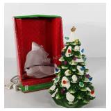 Merry Brite ceramic lighted Christmas tree