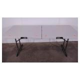 6 ft. folding table, molded plastic