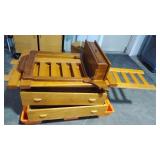 Trundle bed parts, dresser box without mirror,