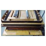 Five table tops with legs, these items will be