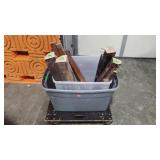 Table legs and totes, cart does not convey, these