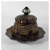 Carnival glass, Northwood Cable and Grape design