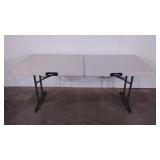 6 ft. folding table, molded plastic