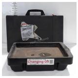2pc Shop Accessories lot includes Oil Changing