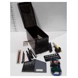 Ammunition Box with Selection of Drill Bits