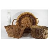 Baskets.  3 large baskets.  Appear to be in good