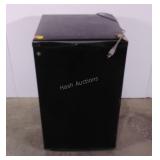 GE mini fridge,  black color, working