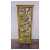 Tall dresser, 62" tall, a little wobbly and