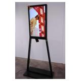 Retail store style electronic media sign,  71"